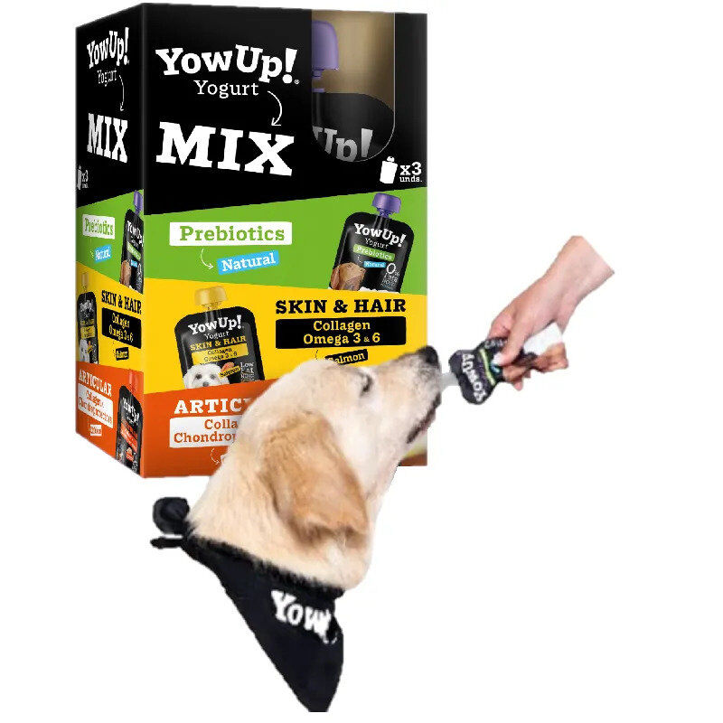 Yowup - Yaourt Mix pour Chiens - 3x115g