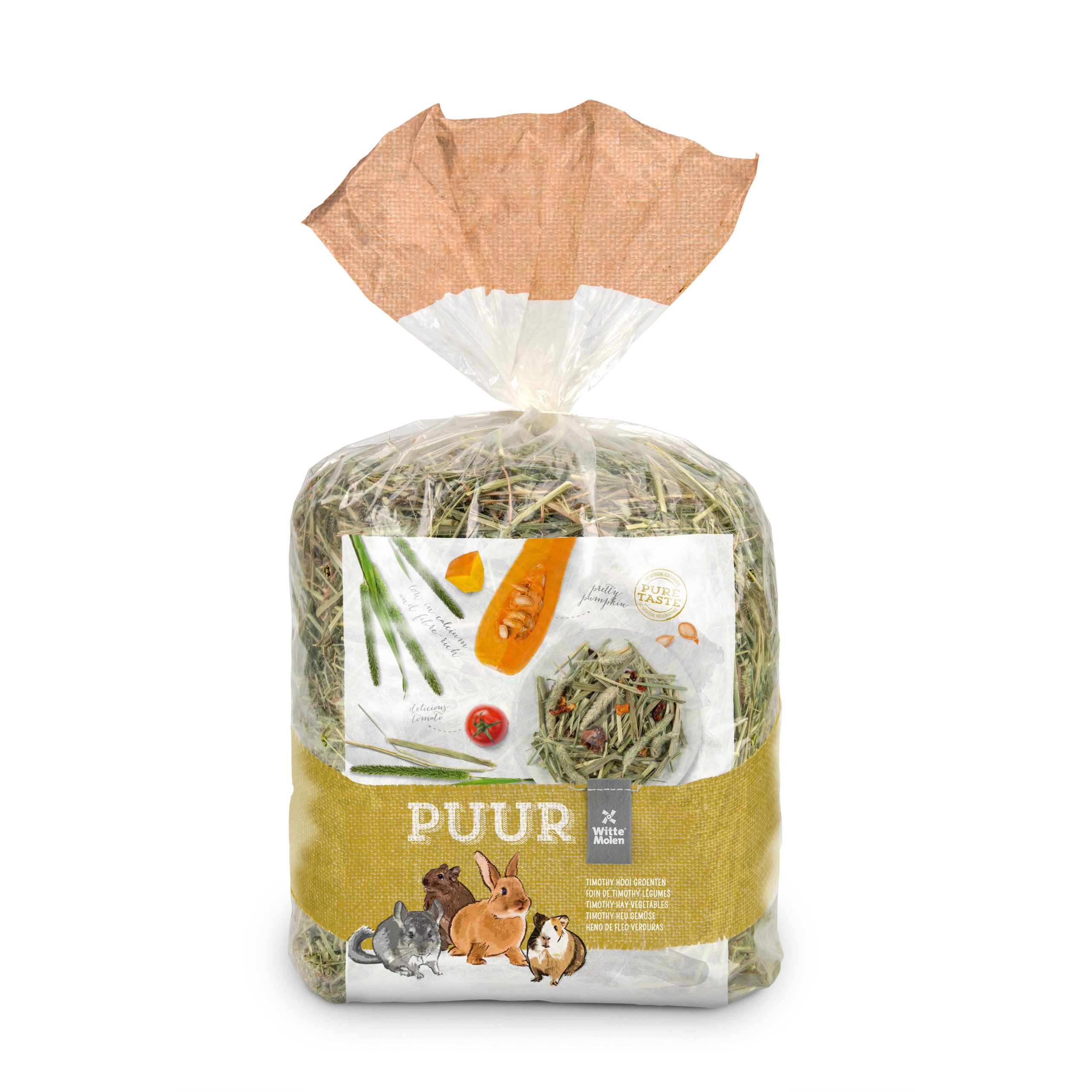 Witte Molen - Foin Puur Timothy Légumes - 500g