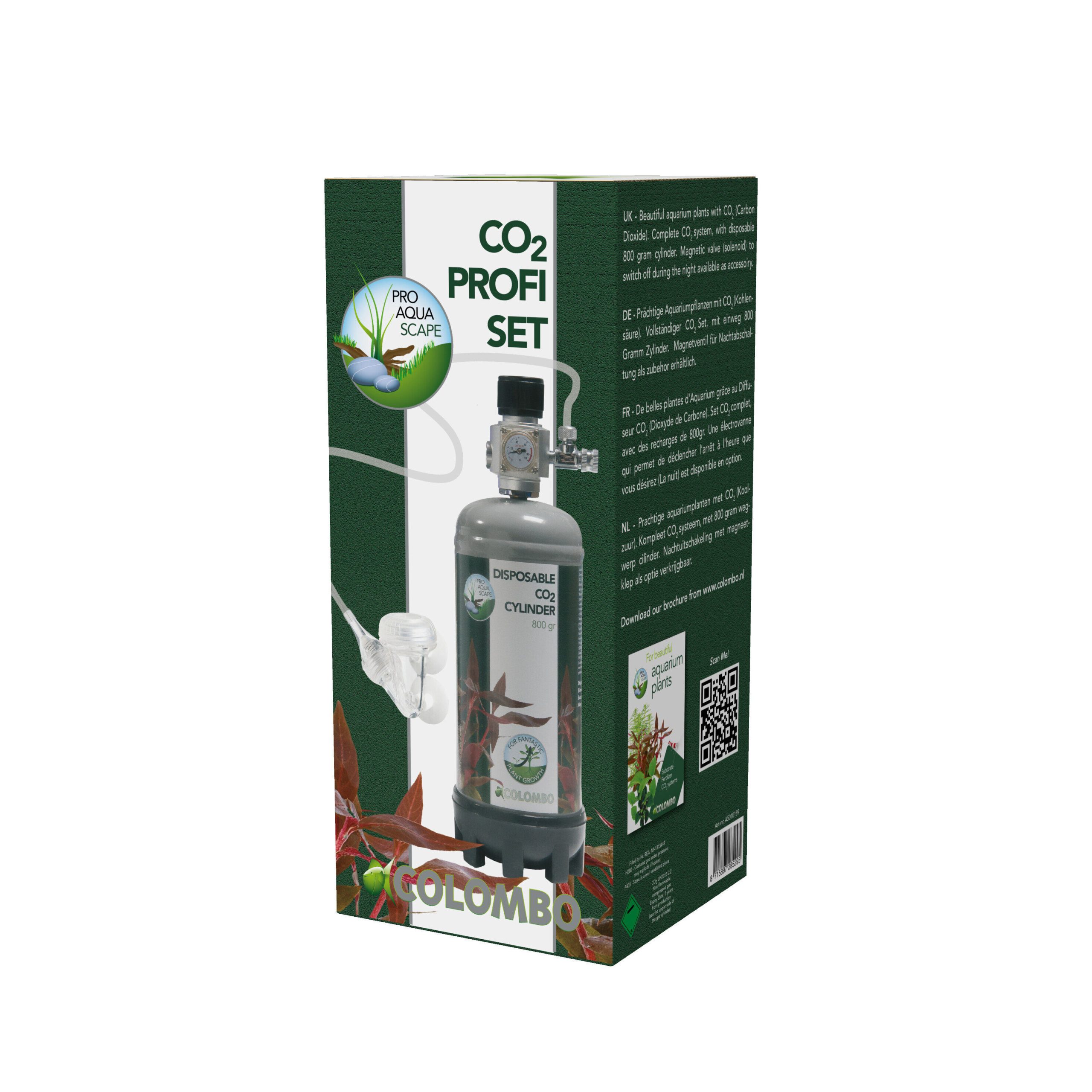 Colombo - Kit CO2 ProfiSet Pro Aquascape - 800g