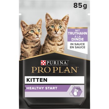 PRO PLAN PURINA Kitten HEALTHY START à la Dinde en Sauce 26 x 85 g