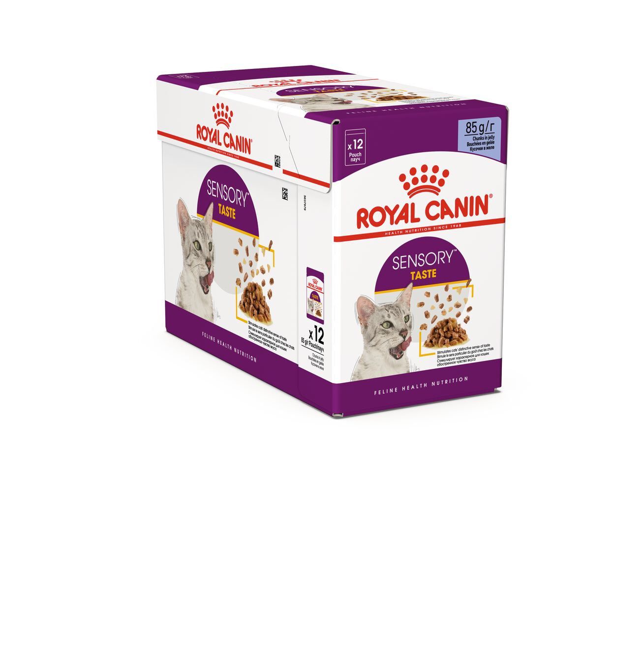Royal Canin - Pâtée Sensory Taste en Gelée pour Chat - 12x85g