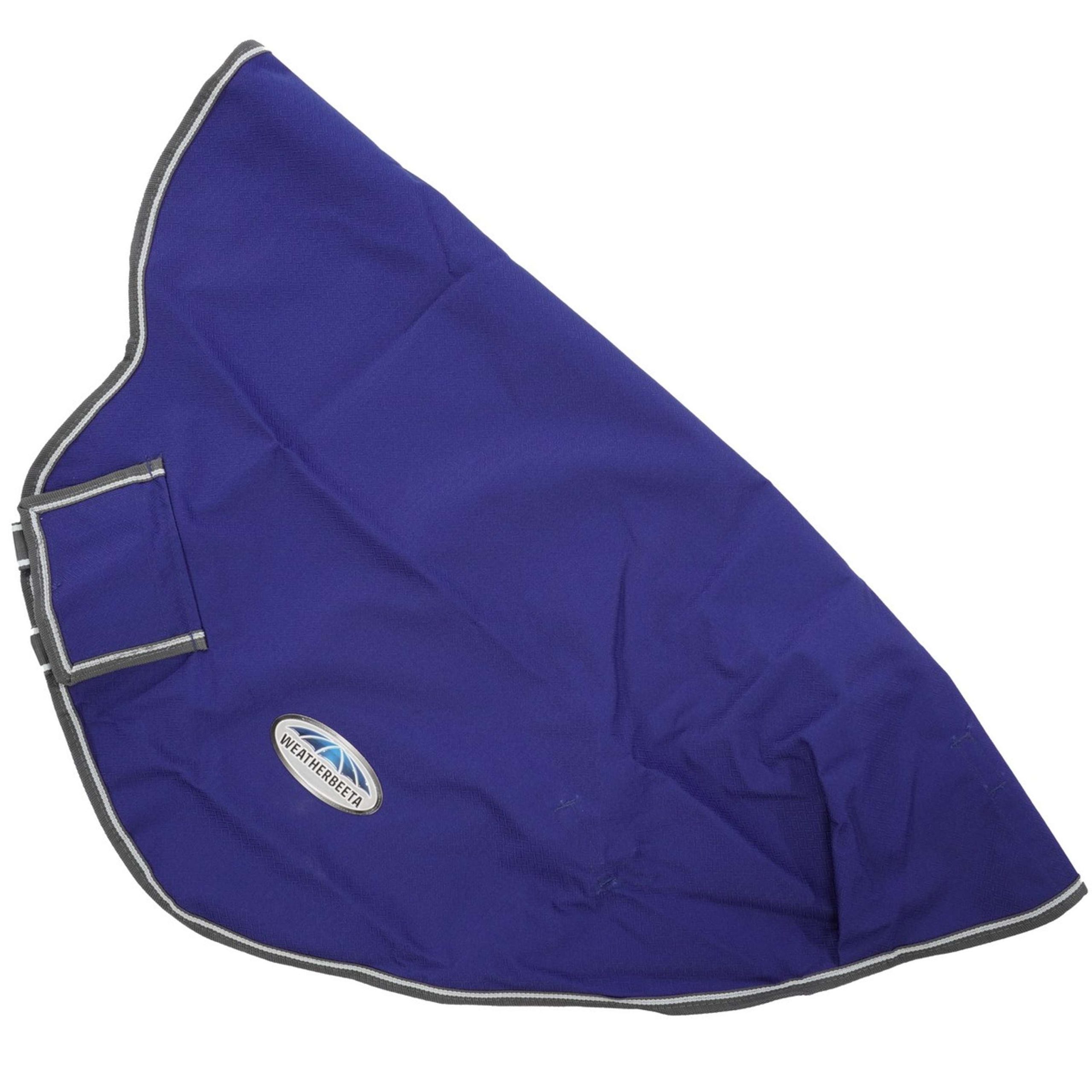 Weatherbeeta Couverture Imperméable Comfitec Premier Free Neck Rug Lite Bleu Foncé/Gris/Blanc