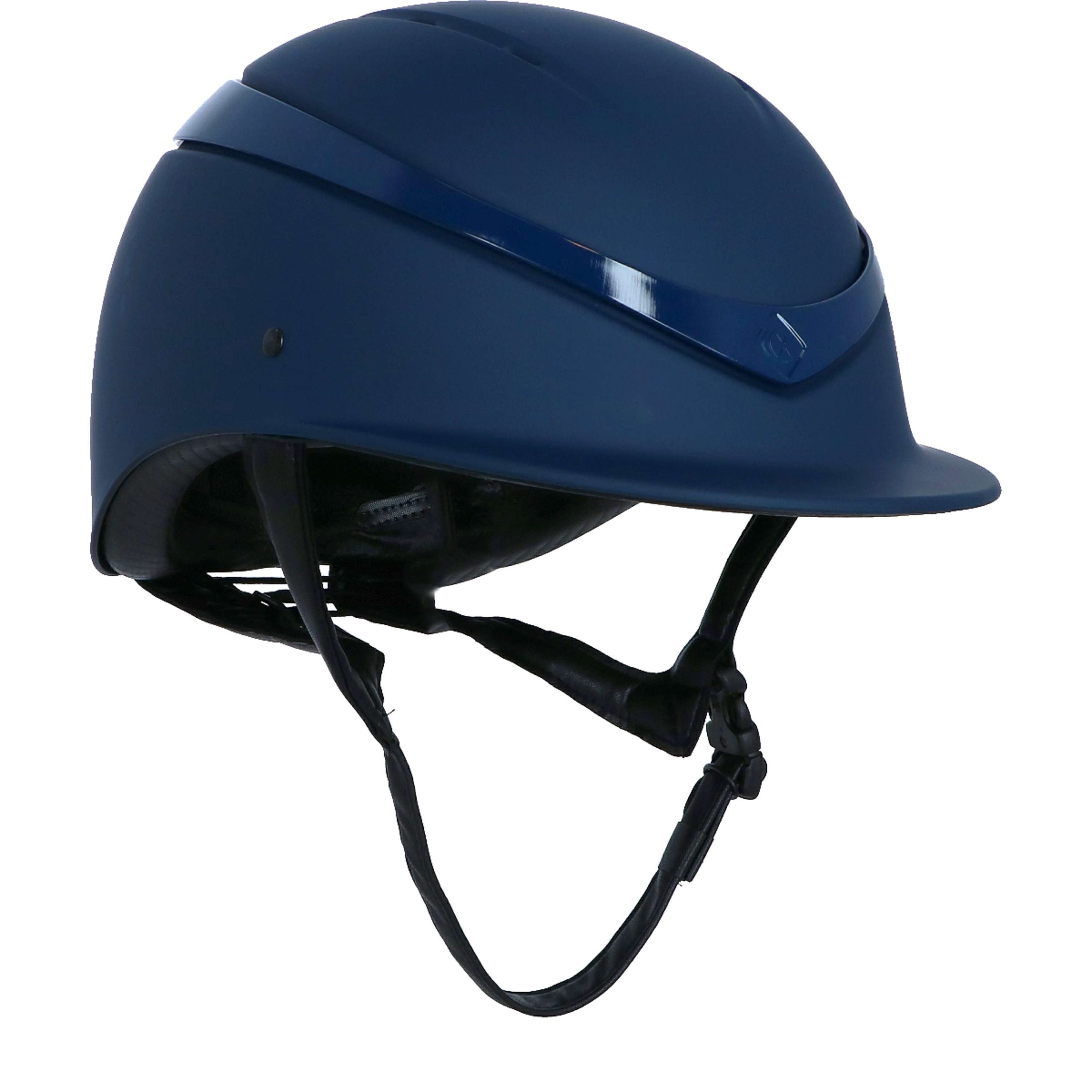 Charles Owen Bombe Luna Marine Mat/Marine Gloss