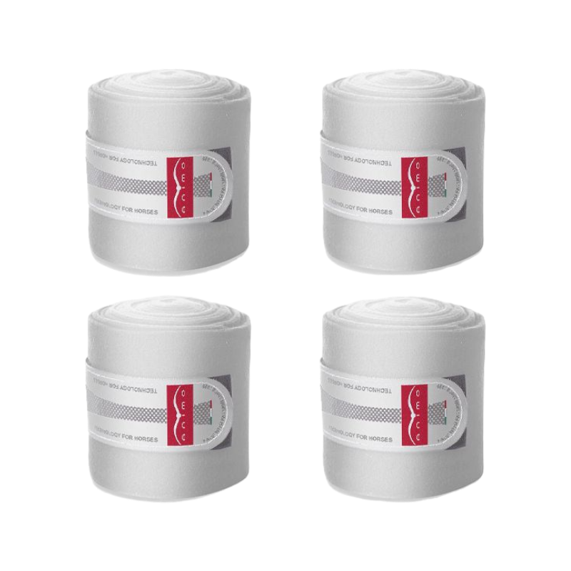 Animo Italia - Bandes de polo Wils blanc (x4)