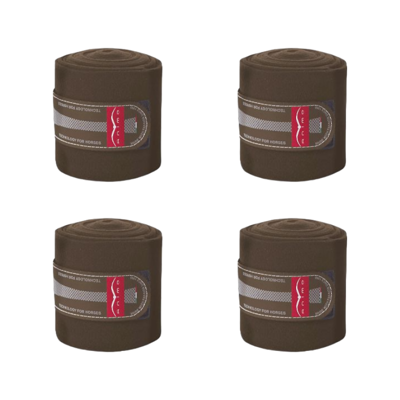 Animo Italia - Bandes de polo Wils marron (x4)