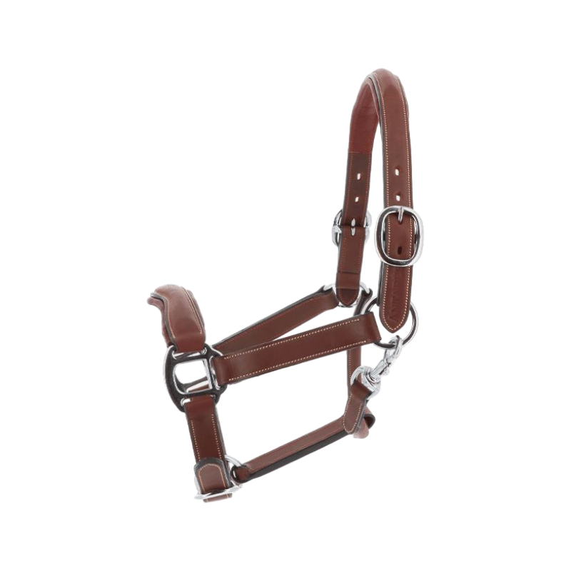 Antarès Sellier - Licol doublé cuir marron