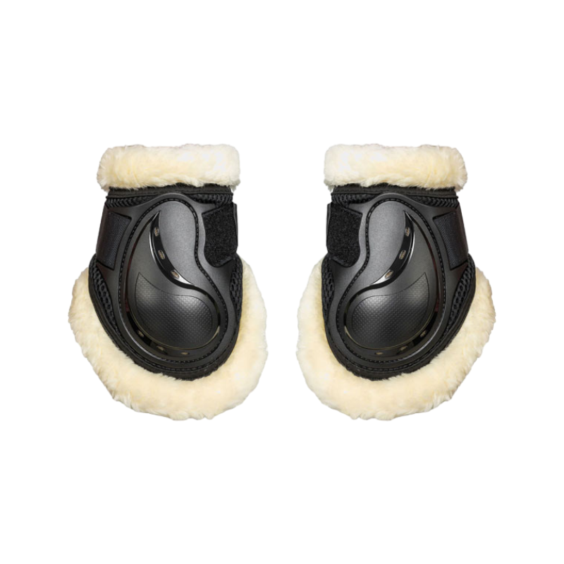 Back On Track - Protège-boulets mouton synthétique Airflow noir