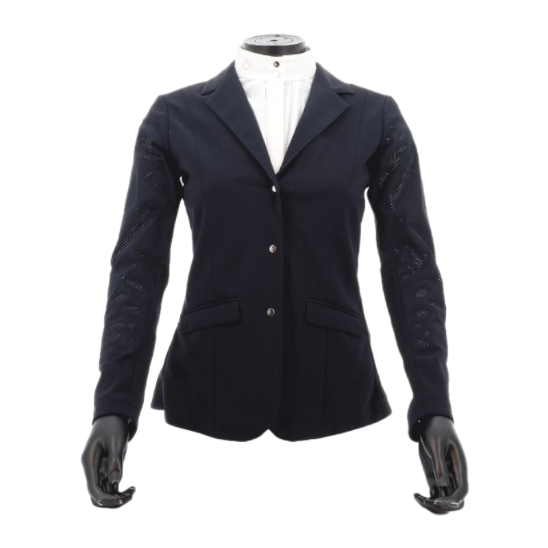 Cavalleria Toscana - Veste de concours enfants micro perforée marine