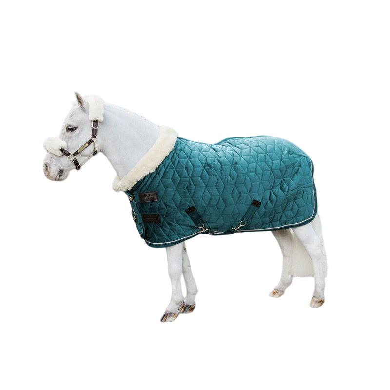 Kentucky Horsewear - Couverture de présentation velvet émeraude pour minis 160g