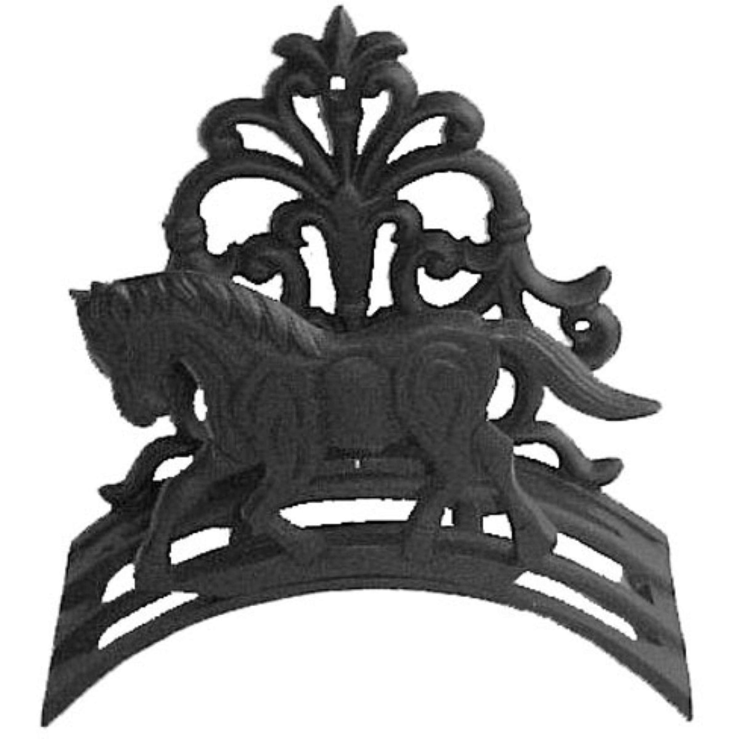 HKM Support de Tuyau Mural en Fonte