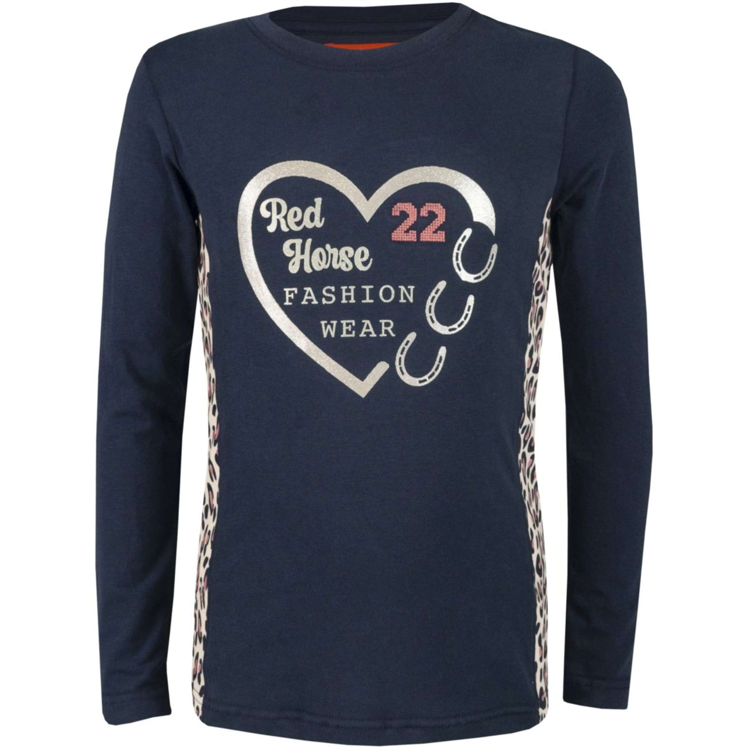 Red Horse Chemise Roar Bleu