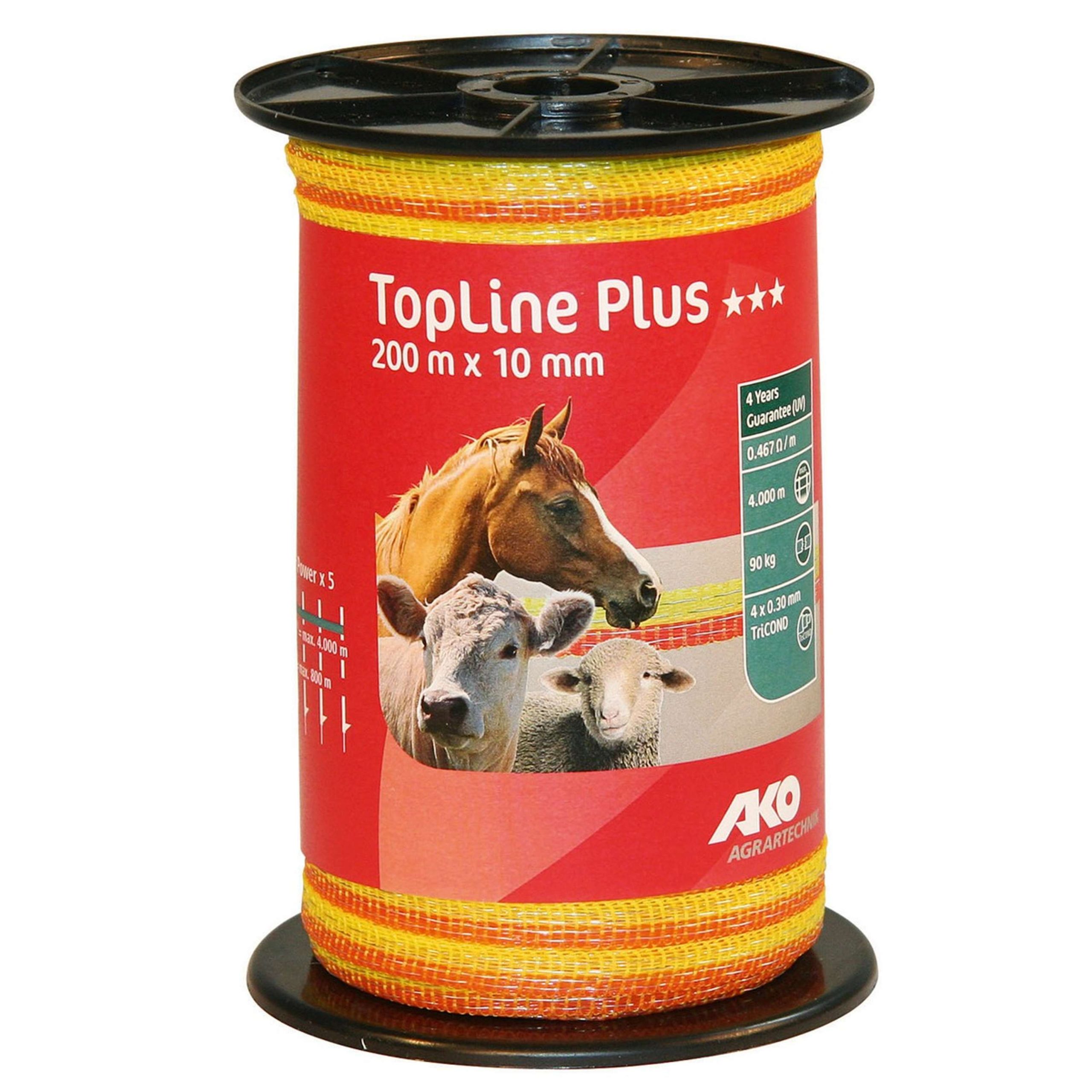 Ako Ruban de clôture TopLine Plus Jaune orange