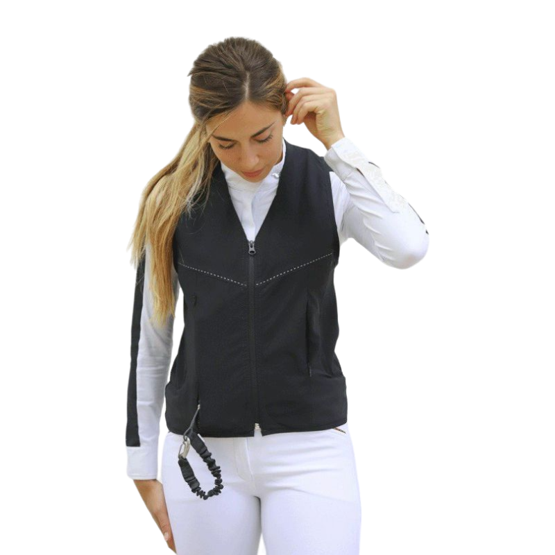 Pénélope - Gilet Air-bag "Airlight" by Freejump noir