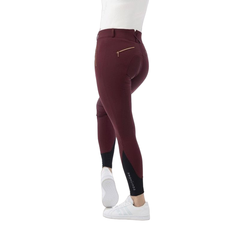 Equithème - Pantalon d'équitation femme Kenya prune