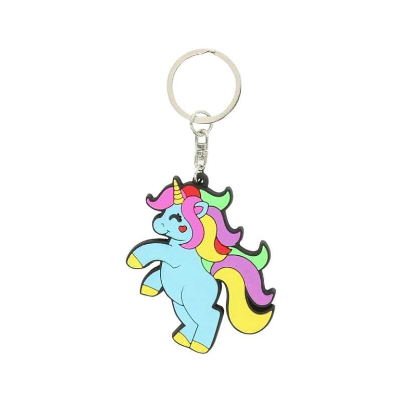 Equi-kids - Porte-clés licorne bleu