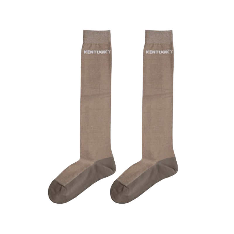 Kentucky Horsewear - Chaussettes Glitter beige (x1)