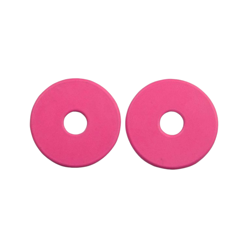 TdeT - Rondelles de mors en caoutchouc rose