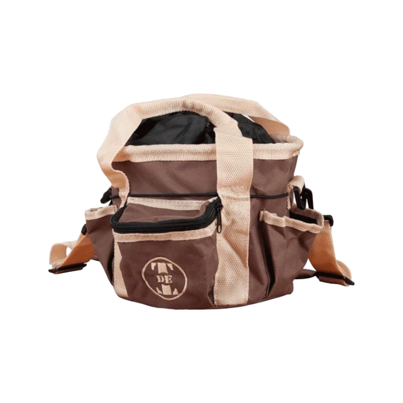TdeT - Sac de pansage petit modèle marron/ beige