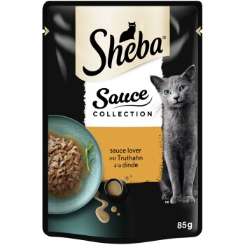 Sheba Sauce Collection Sauce Lover 28 x 85 g Dinde