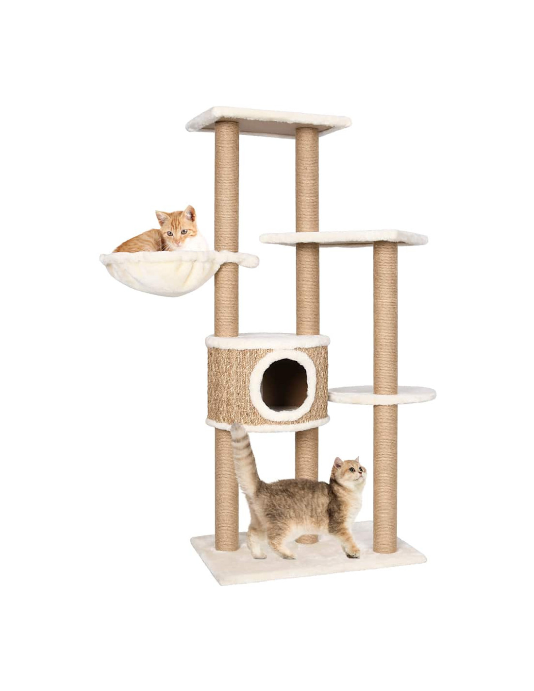 Arbre À Chat Avec Griffoirs 126 cm