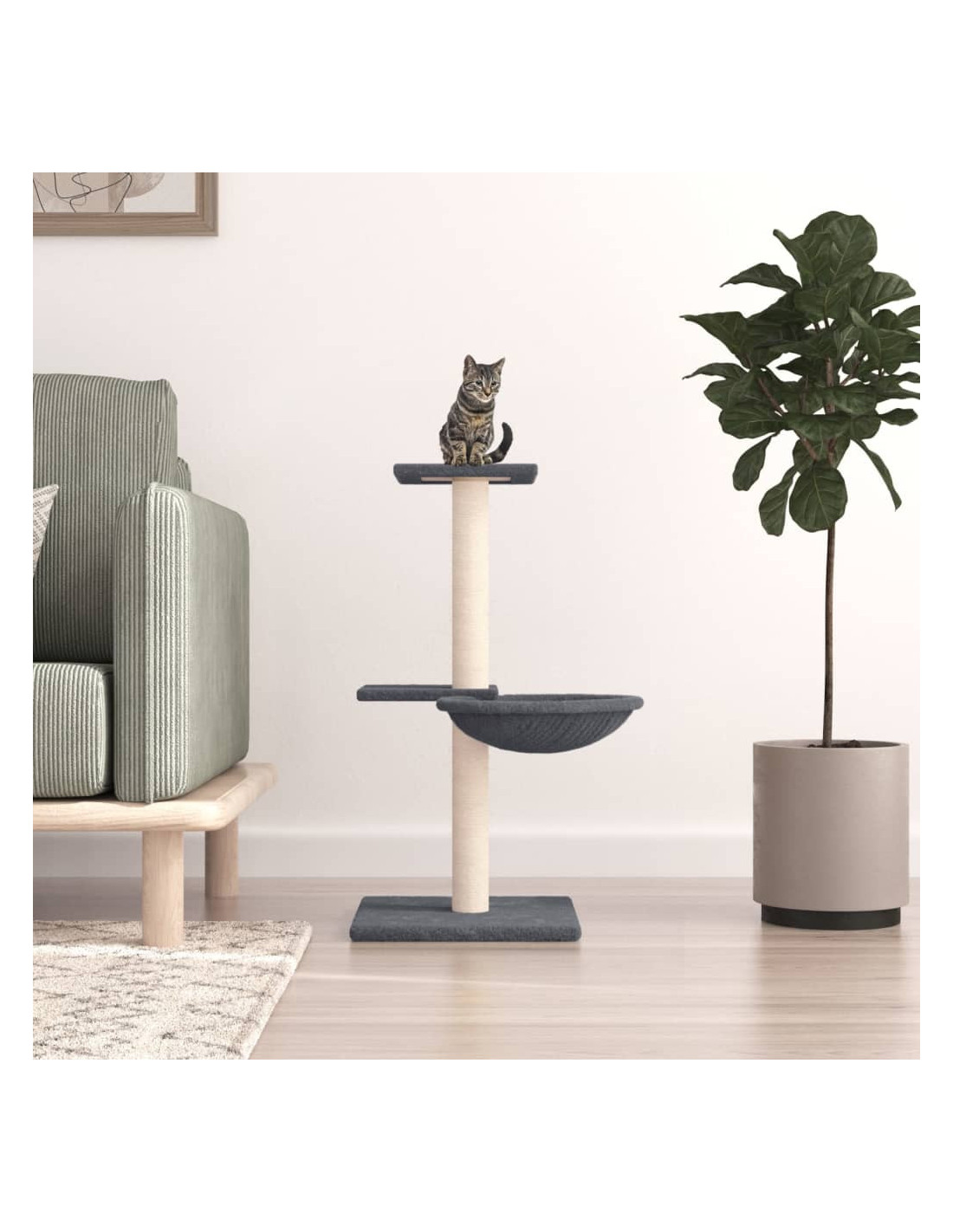 Arbre À Chat Avec Griffoirs En Sisal 72 cm