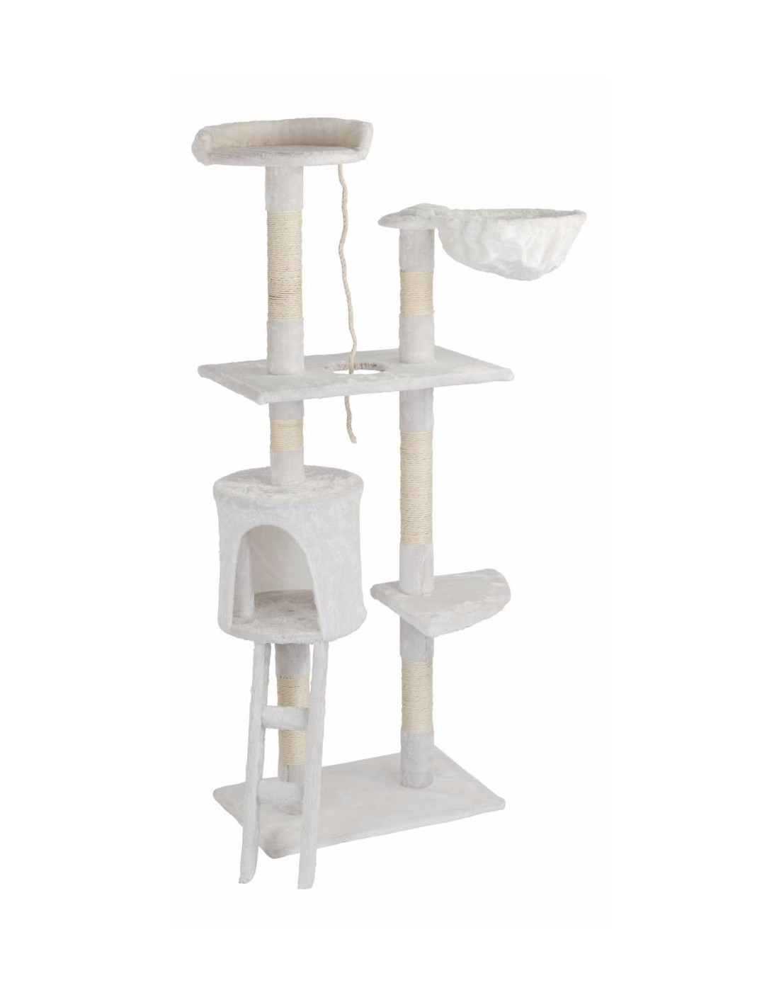 Arbre chat griffoir blanc 152 cm