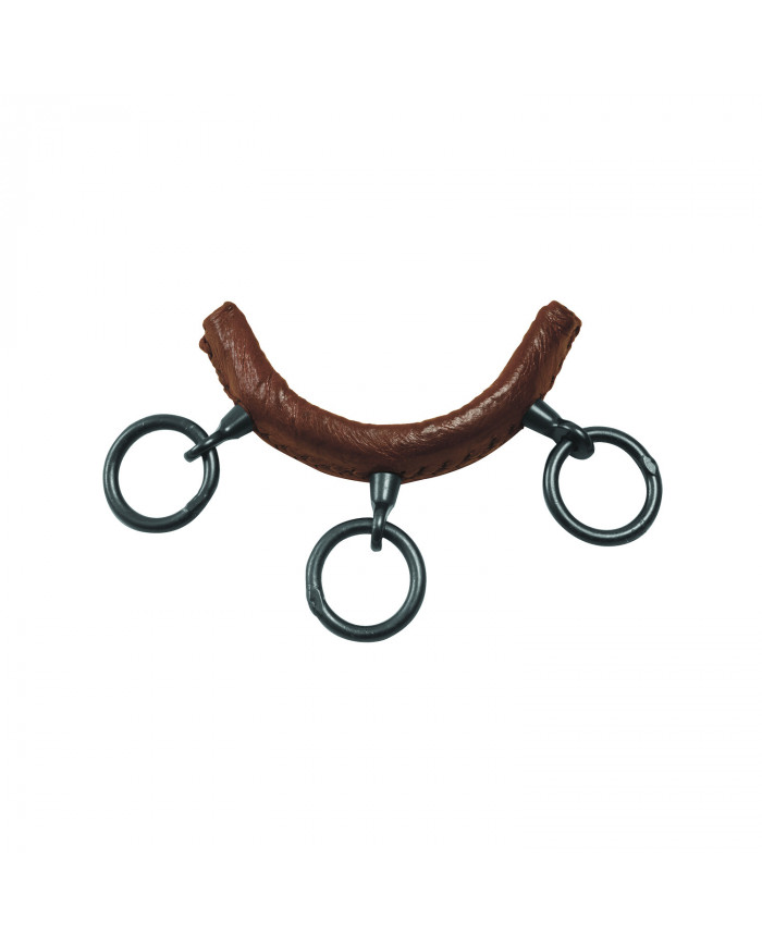 Bandeau Recouvert Cuir 3 Anneaux