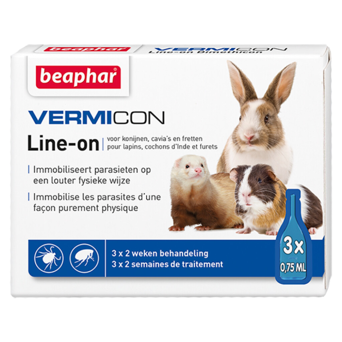 Beaphar Veremicon Line-On Rongeur 3x0,75ml