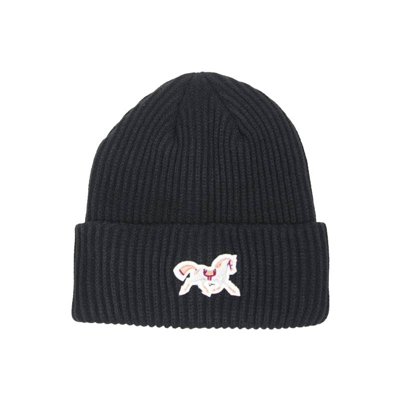 Kentucky Horsewear - Bonnet noir cheval rose