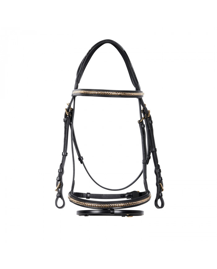 bridon à tringle en laiton sans rênes