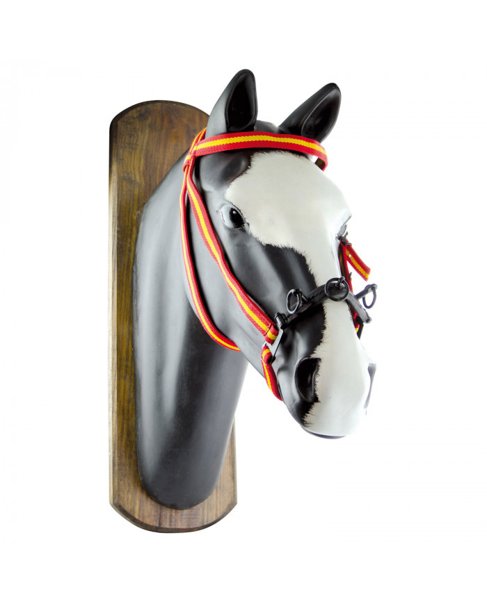 Cavezzone Doma En Nylon Espagnol Rouge Jaune