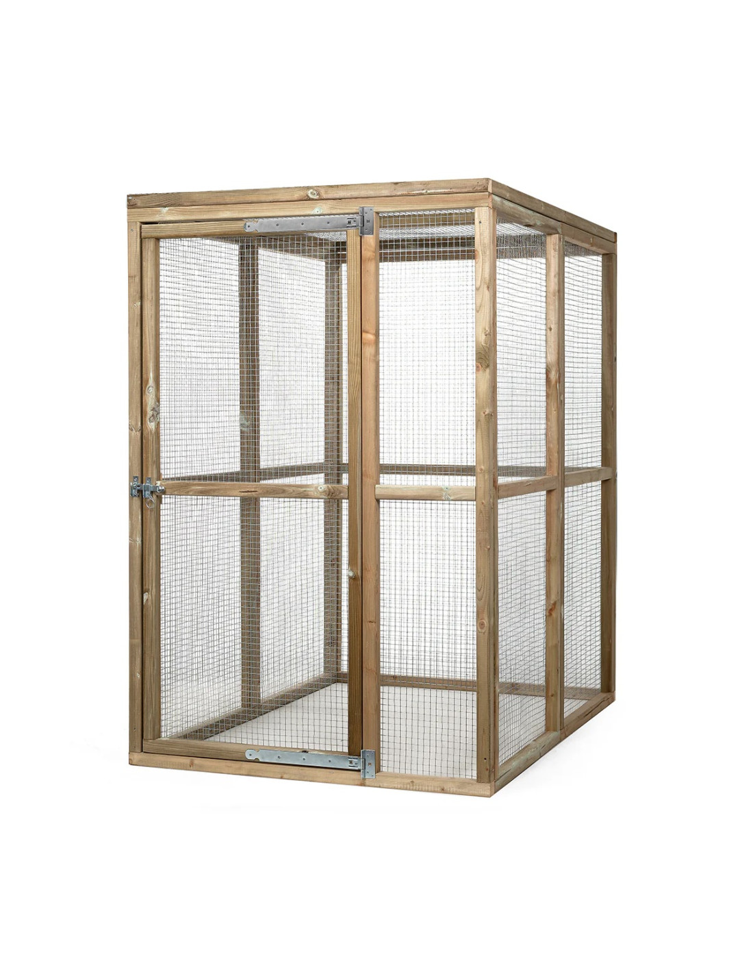 Chatière en Maille Enclos Chat Pin Massif 179x121x183 cm