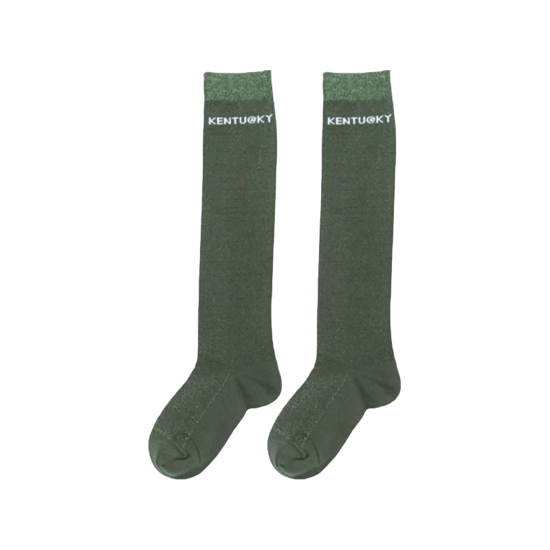 Kentucky Horsewear - Chaussettes Glitter vert (x1)