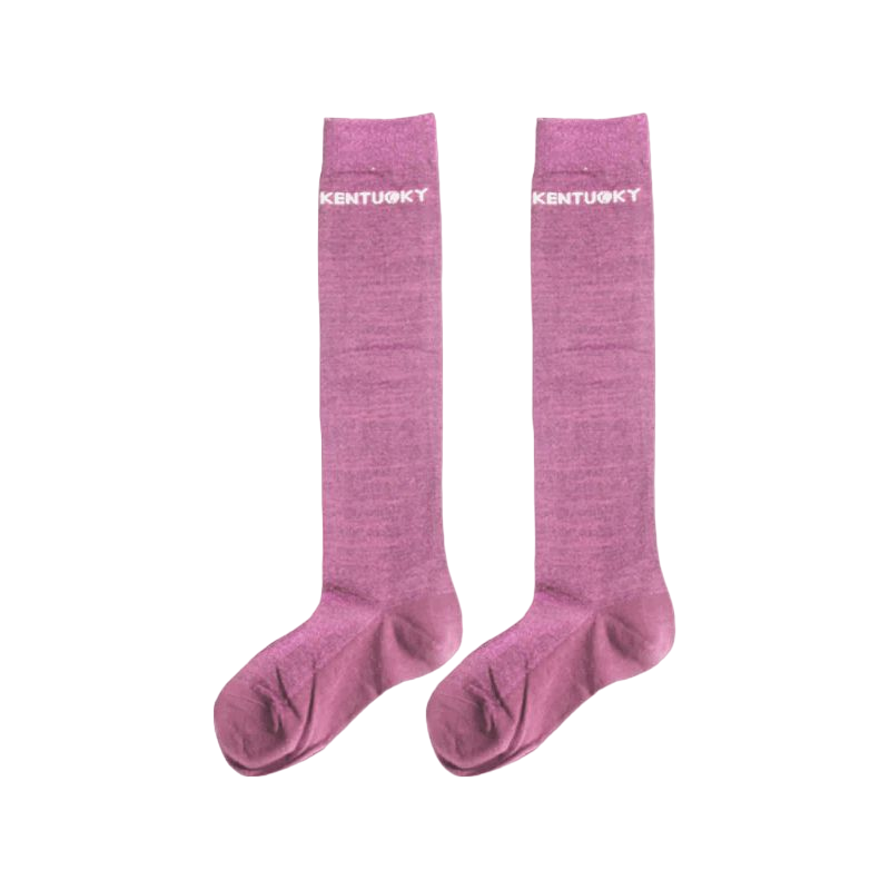 Kentucky Horsewear - Chaussettes Glitter rose (x1)