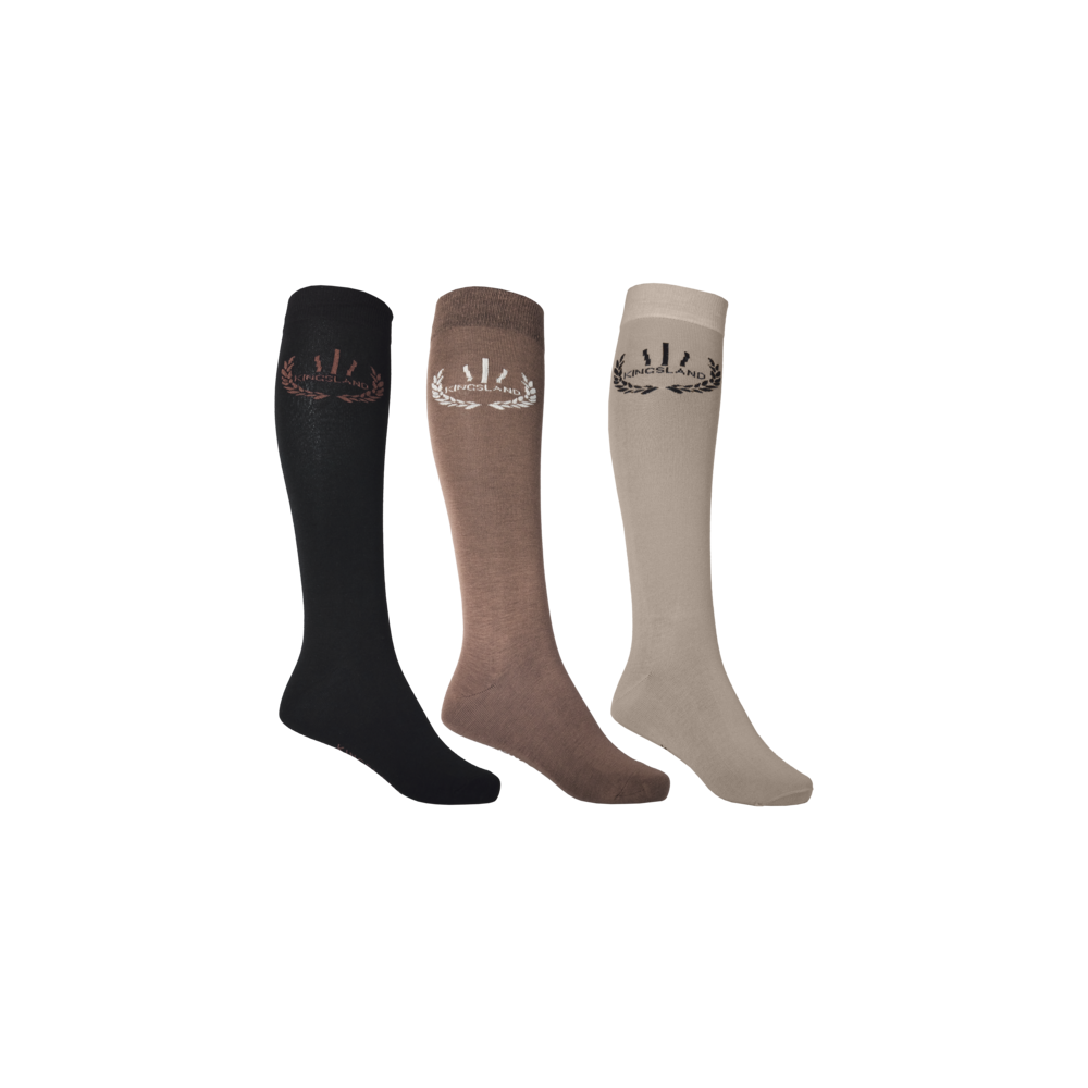 Chaussettes Kingsland KLNatali hautes Coolmax lot de 3