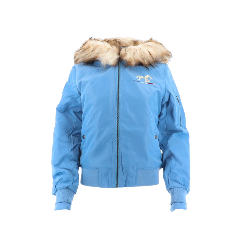 Eden by Pénélope - Bombers à capuche enfant Lyon bleu artic