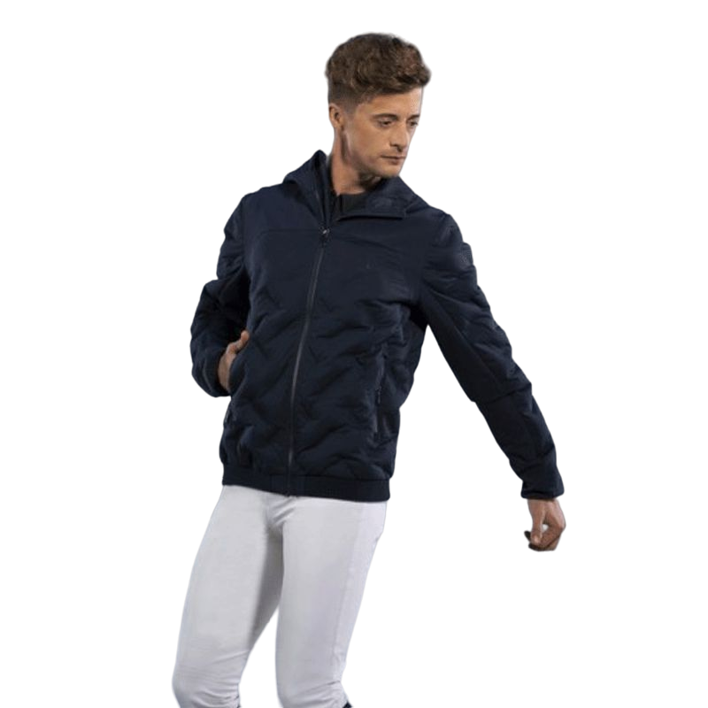 Pro Series - Veste matelassée manches longues homme Diagonal marine