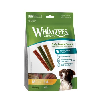 WHIMZEES Snacks soin dentaire Stix M