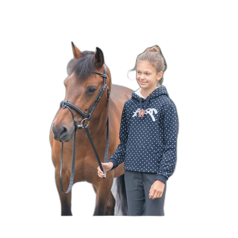 Sweatshirt équitation fille Ambre