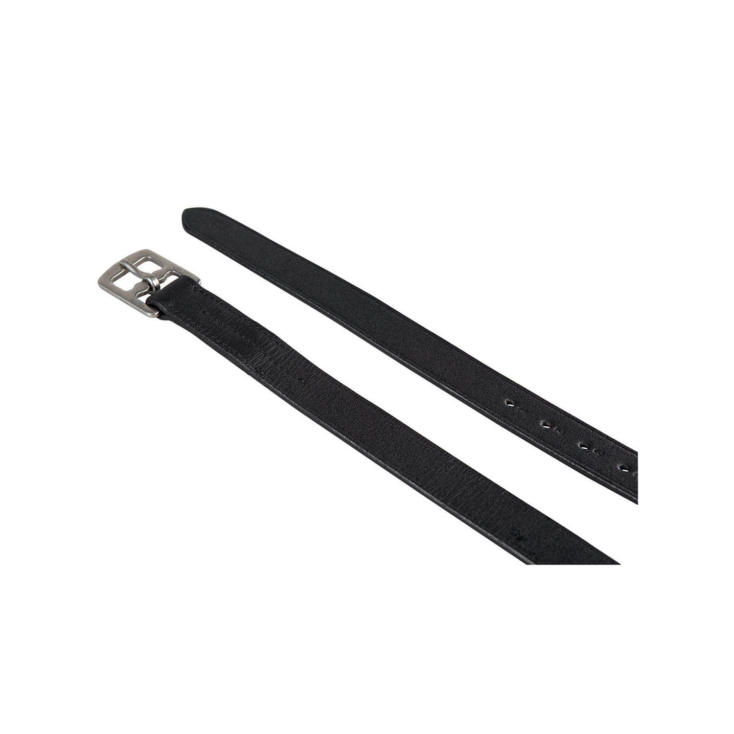 Etrivières équitation en cuir chromés