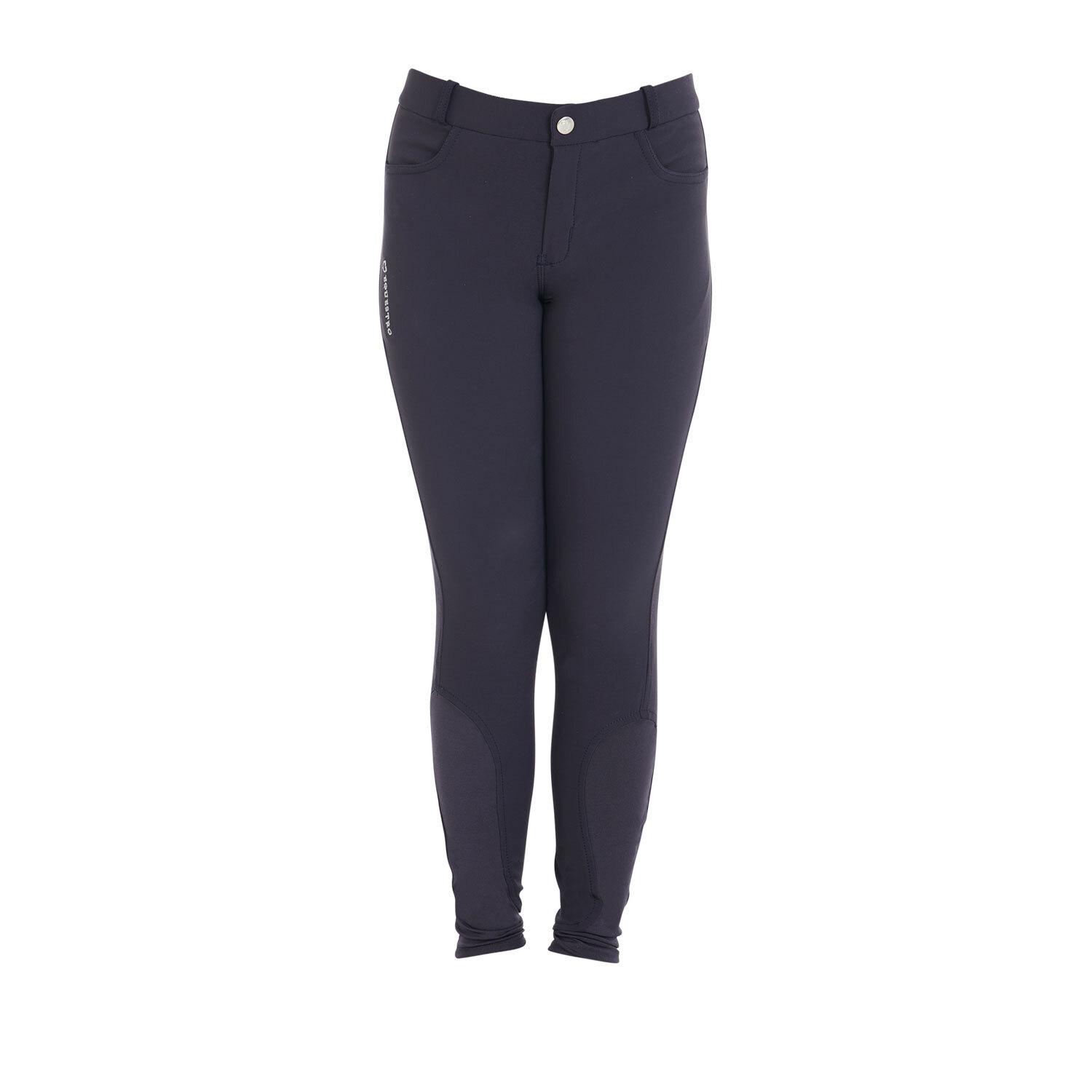 Pantalon équitation de concours mid grip enfant