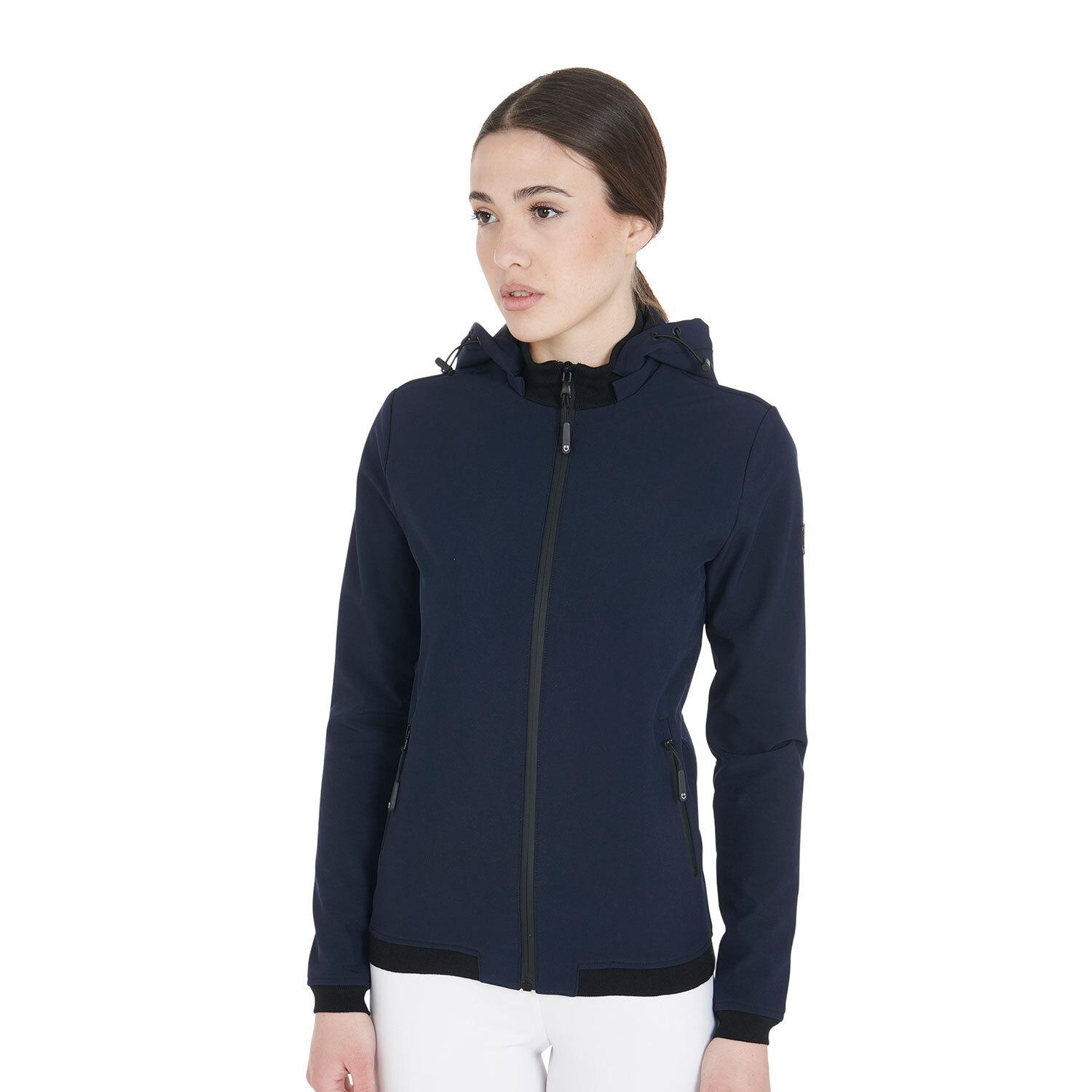 Veste équitation polaire à capuche femme Softshell