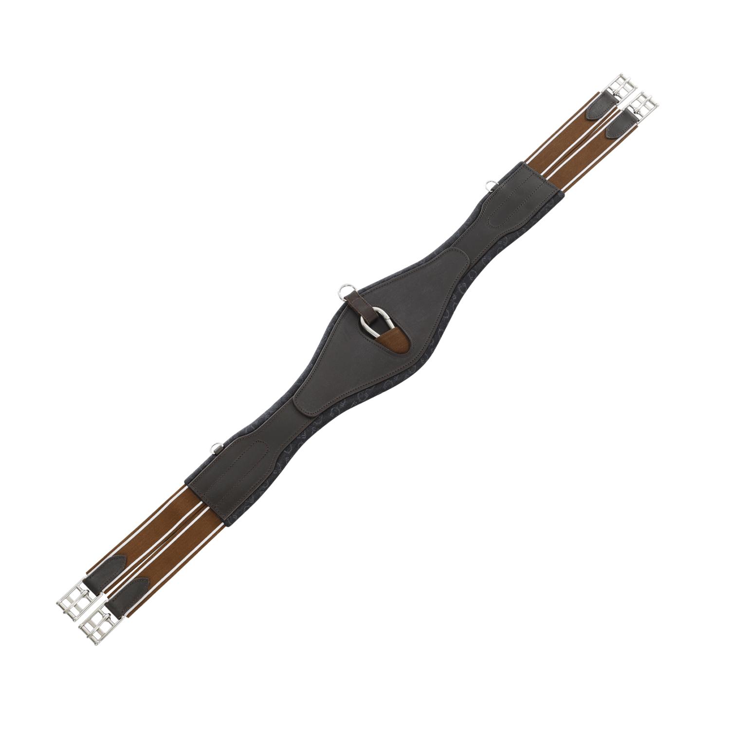 Sangle bavette d'équitation en cuir façonnée