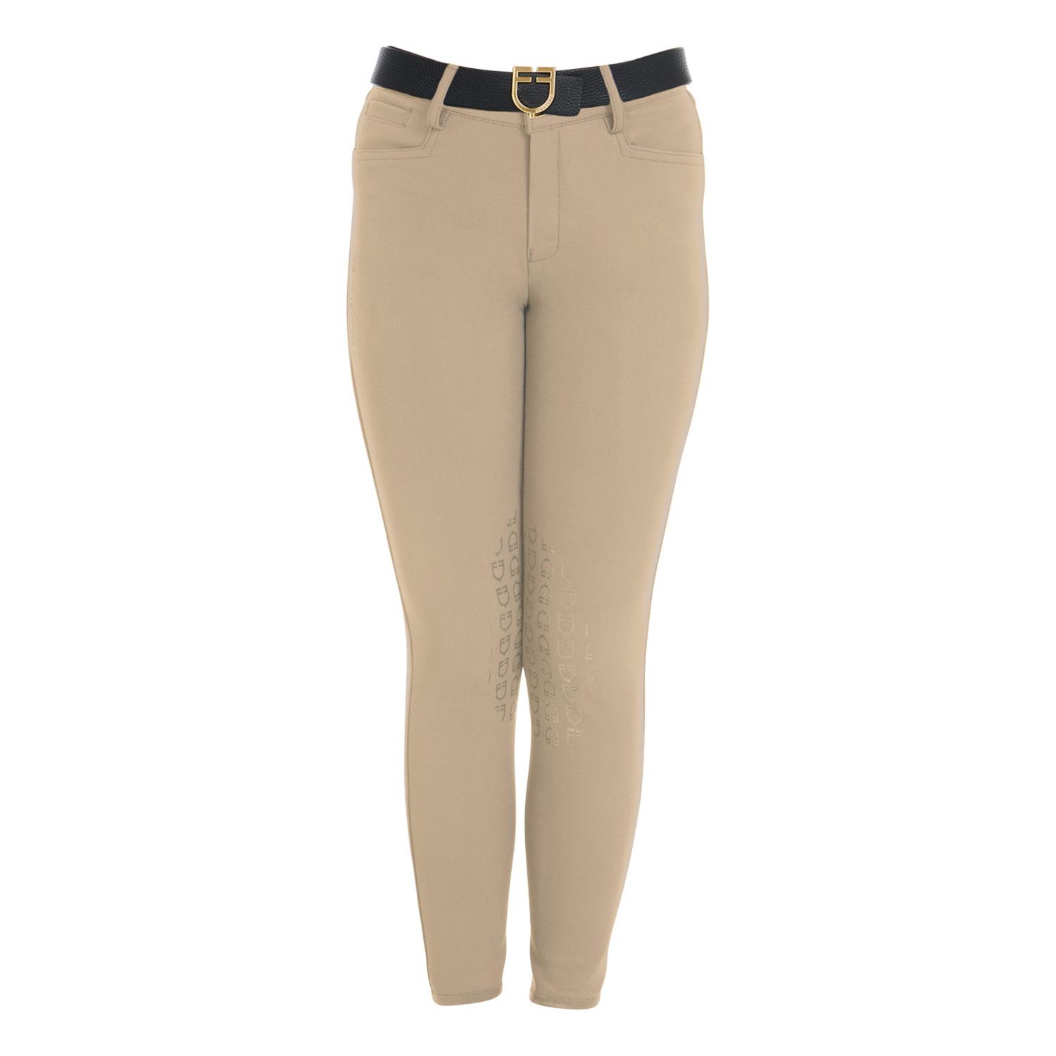 Pantalon équitation de concours mid grip enfant Amani