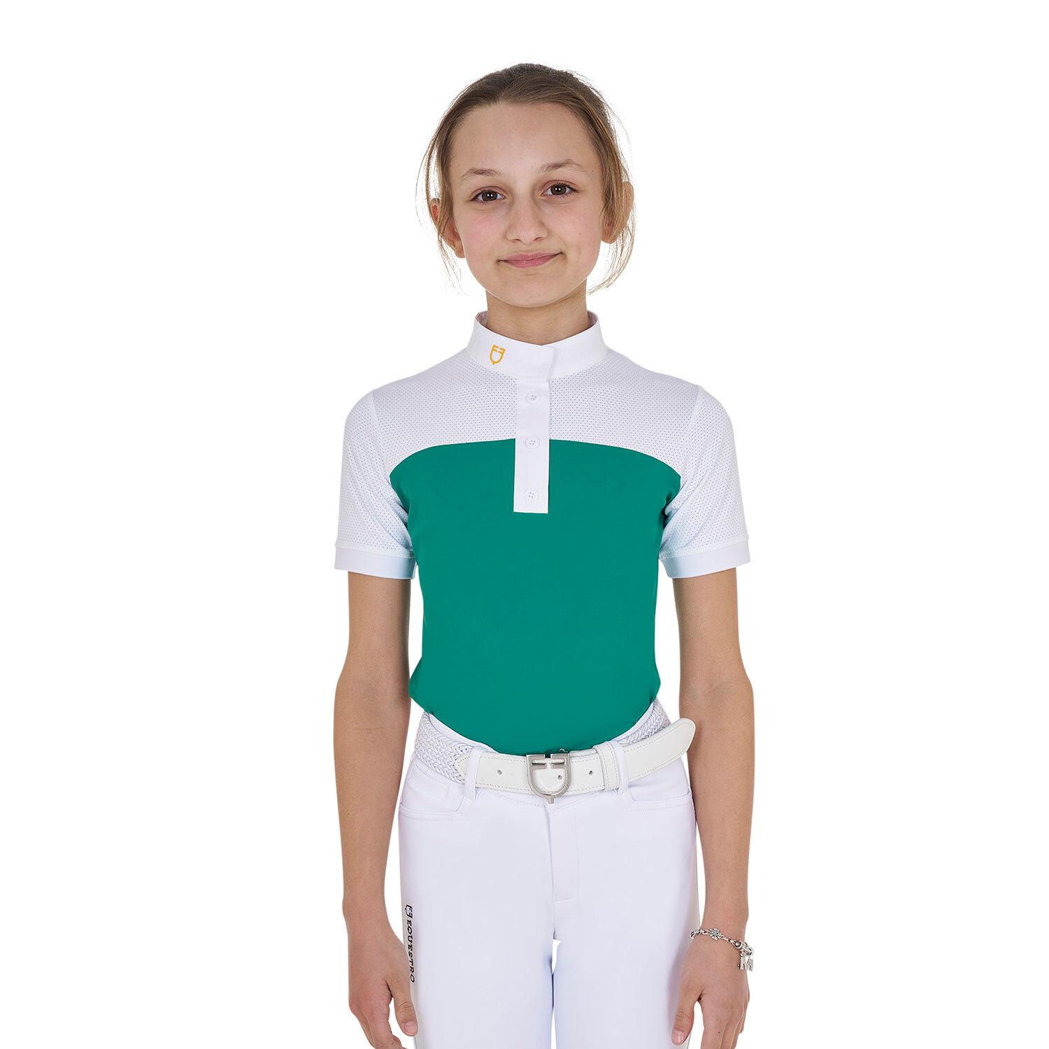 Polo de concours fille Buttons 1/2 Mesh