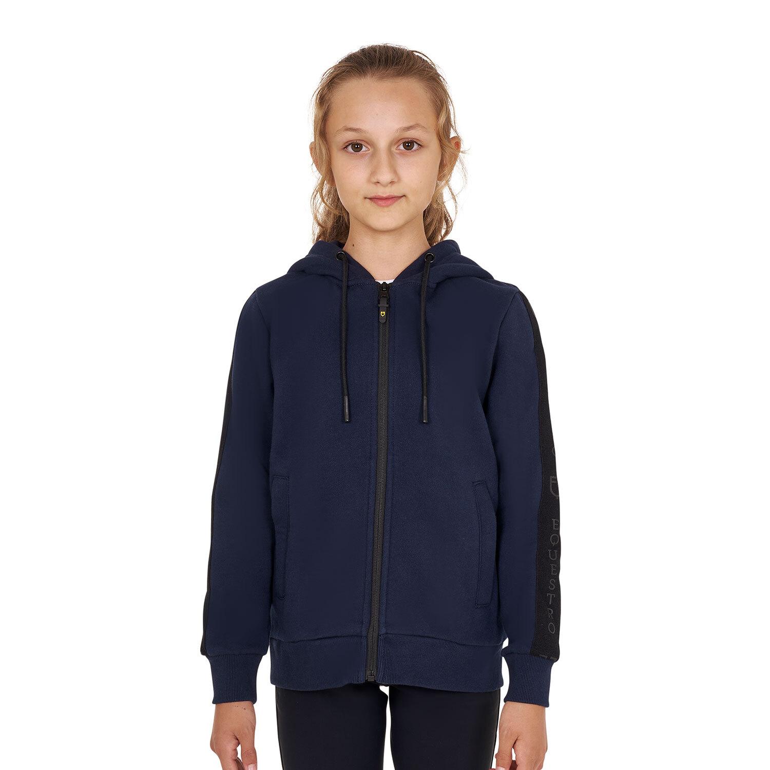 Sweatshirt à capuche full zip fille
