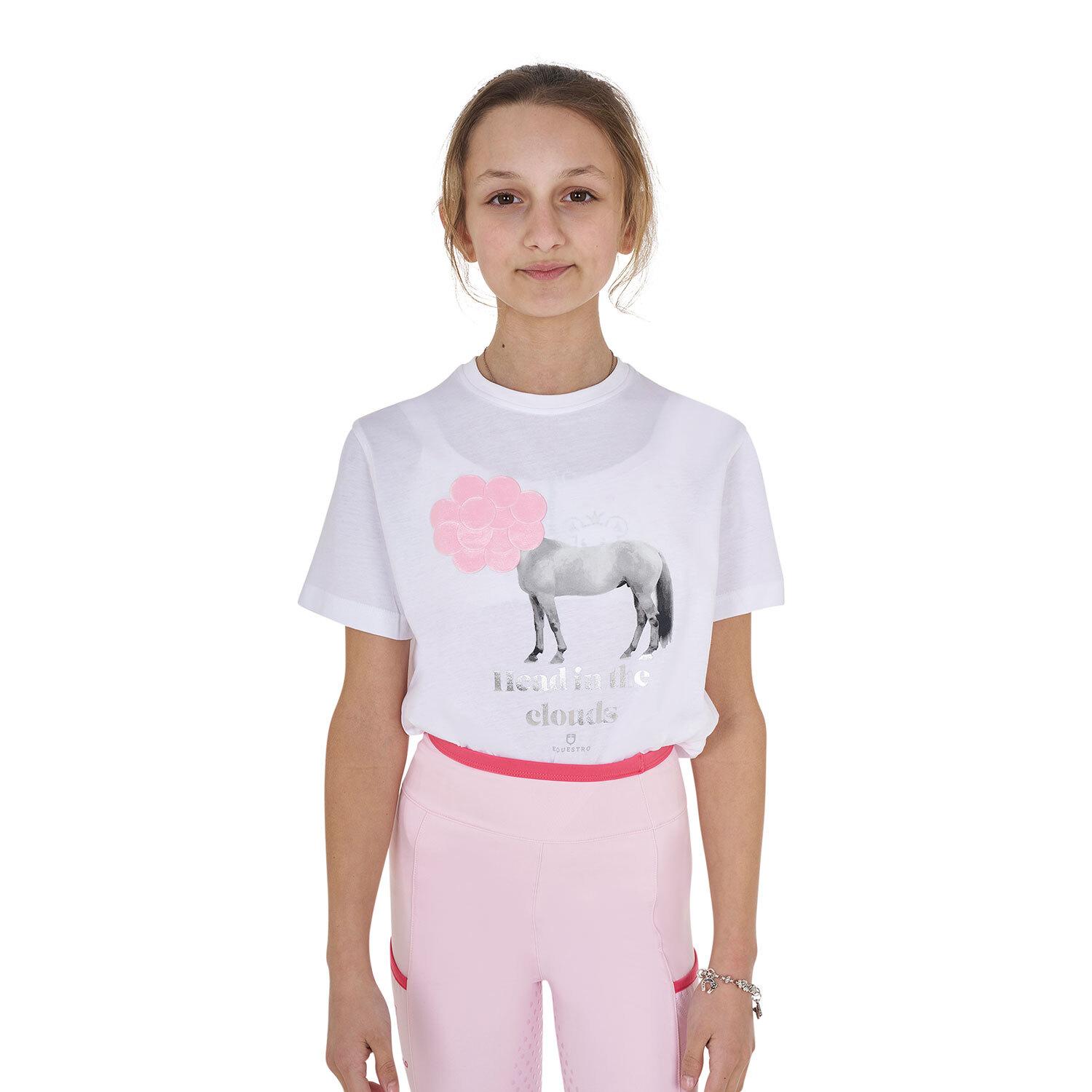 T-shirt coton fille Head In The Clouds