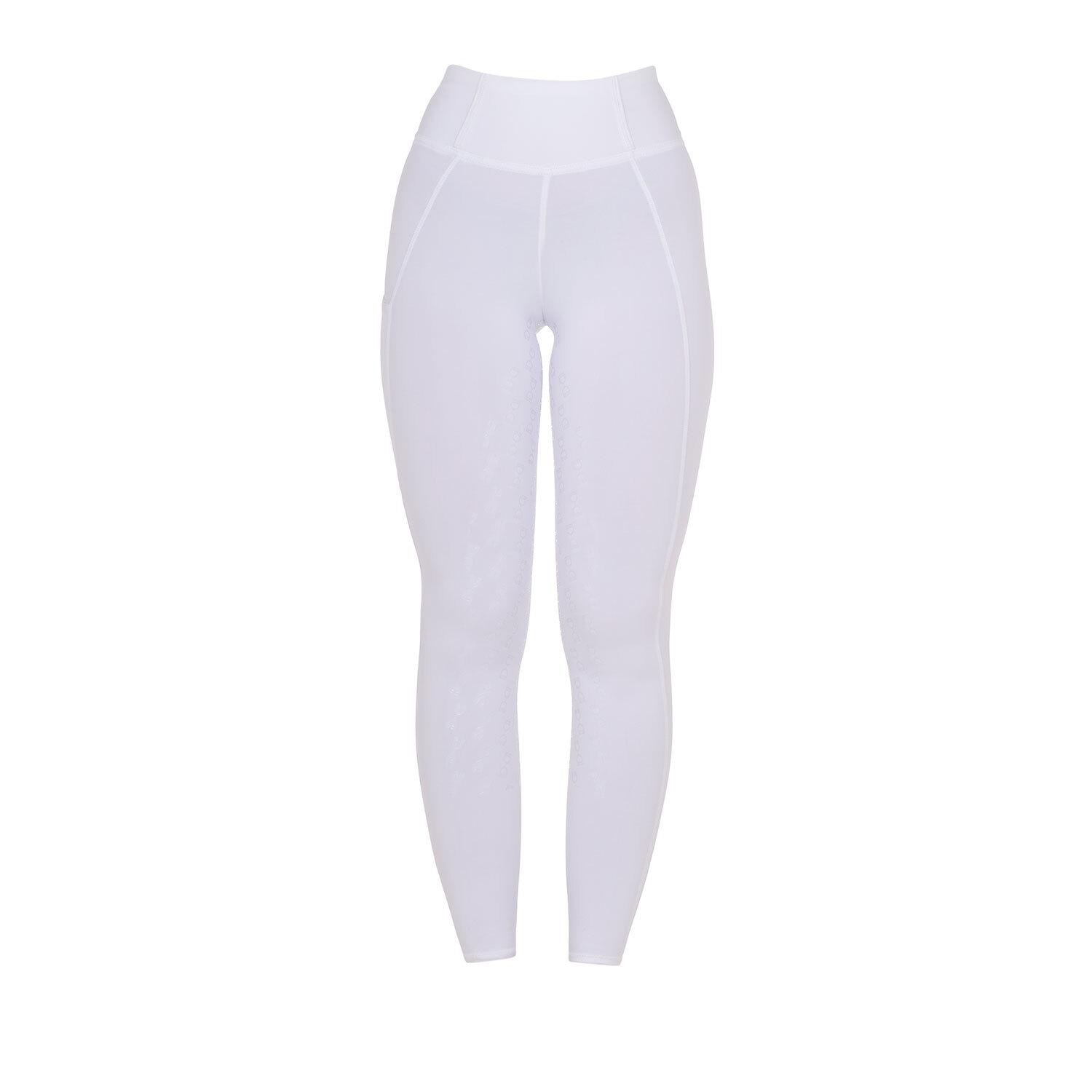 Legging équitation full grip avec logo fille