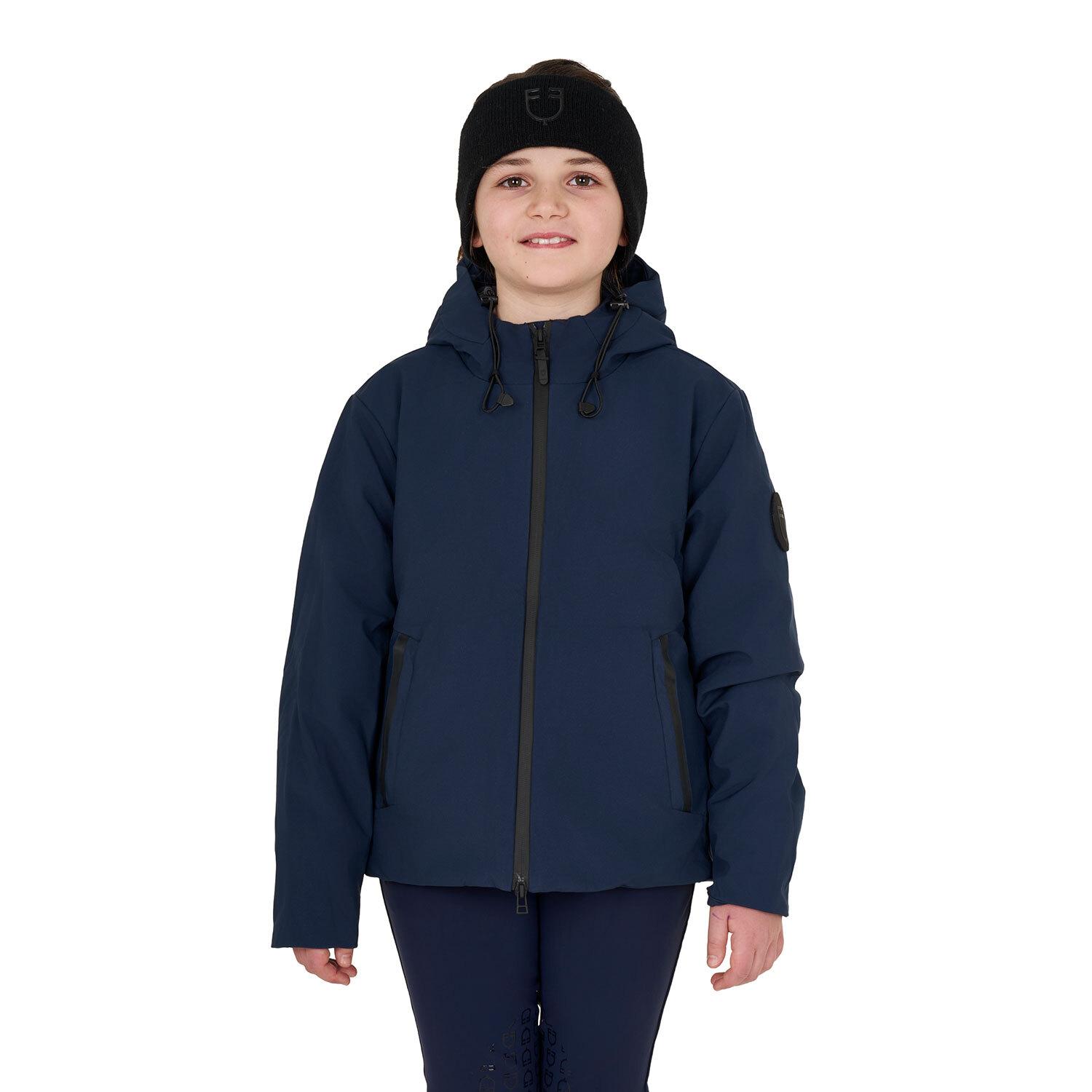 Veste équitation imperméable à capuche enfant Basic