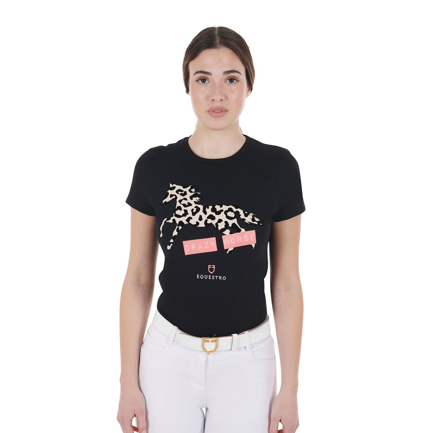 T-shirt coton femme Crazy Horse